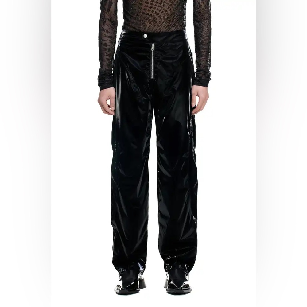 H&M Mugler Biker Pants